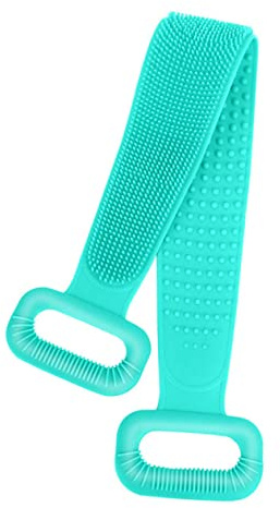 Langes Silikon Peelingband mit Massagefunktion für Dusche