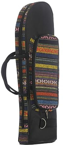 Kleine Tasche im Ethno-Stil Trompetentasche Trompetenkoffer akustisch Trompeten-Accessoire Trompeten-Transporttasche Tragetasche für Trompete Trompetenhaltertasche Oxford-Stoff Generisch