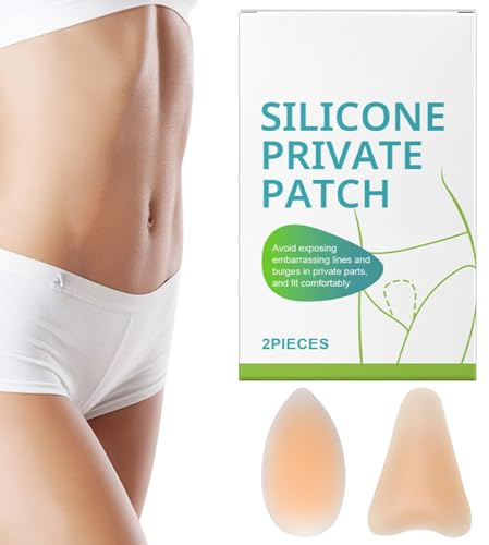 JIEBWCHA 2 Piezas Protector Invisible Para Ropa Interior 5.5/6.5cm Silicona Guardia De Ropa Interior Para Mujeres Insertos Lavables Reutilizable Para Trajes De Baño, Cuidado Íntimo Y Uso Diario