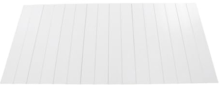 Foldable Bath Cover Dustproof Bathtub Cover PVC Insulation Bath Board Waterproof Folding Tray Bathtub Lid Insulation Tray Extendable Bathroom Dust Board for Home, Hotel, Spa, White, 170 * 70 * 0.65cm