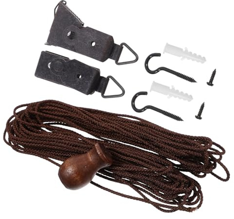 MAGICLULU Accesorios para Estores Enrollables DIY, Cuerda para Persianas Enrollables, Herrajes Resistentes, Montaje Fácil, Repuesto para Cortinas del Hogar, Unidad De Reparación para Ventanas