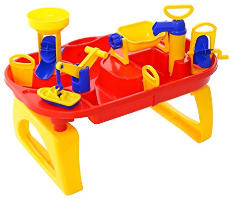 Wader Bath World Badewelt Waterfun Wasserspielzeug Badespielzeug (rot gelb)
