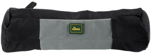 HUNTER Trainer Snack Dummy, Trainings-Dummy zum Apportieren lernen, befüllbar mit Snacks, zahnfreundlich & gepolstert, mit Reißverschluss, maschinenwaschbar, Farbe: grau, Größe: 25 cm