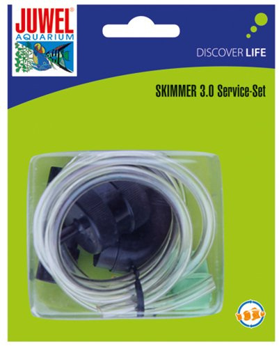 JUWEL Aquarium Skimmer 3.0 Service Set, Edelstahl, Einheitsgröße, Modern, Silber, für Aquarien bis 500 Liter Volumen, Geräuscharme Pumpe, Hocheffiziente Abschäumung, wissenschaftlich geprüft