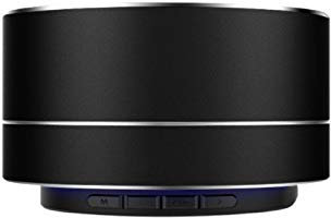 Enceinte Metal Bluetooth pour Google Pixel 3a XL Smartphone Port USB Carte TF Auxiliaire Haut-Parleur Micro Mini (Noir)
