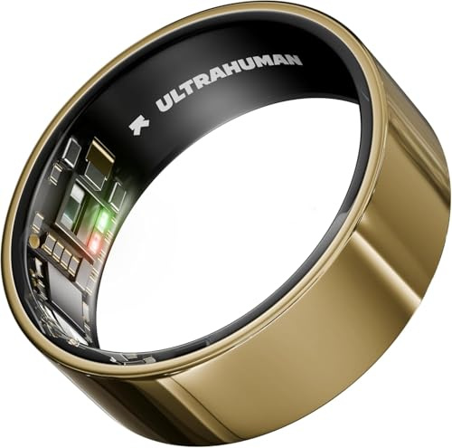 ULTRAHUMAN Ring AIR – Smart Ring für Damen und Herren | Schlaf, Fitness, HRV -Tracking, Stressanalyse & Zyklusüberwachung | Kein ABO | Bis zu 6 Tage Akkulaufzeit | (Größe 11)
