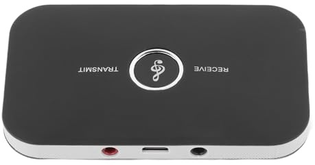 Adaptador Bluetooth, Receptor Transmisor Adaptador de Música Inalámbrico para Altavoz de Computadora de TV, Admite Transmisión Bidireccional