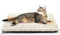 Mora Pets Selbstheizende Katzendecke Heizdecke für Katze Wärmedecke Selbstwärmend Decke Katze Heizmatte Geräuschlos Wärmekissen Waschbar Katzenbett Flauschig und Weich 74 x 48cm