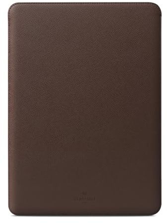 Comfyable Laptop Sleeve 14 Inch Precisely Compatible with MacBook Pro 14-inch M5 Pro/Max 2026 A3426 A3427 M4 M3 M2 M1, Faux Leather Cover Case, 14 in, Coffee