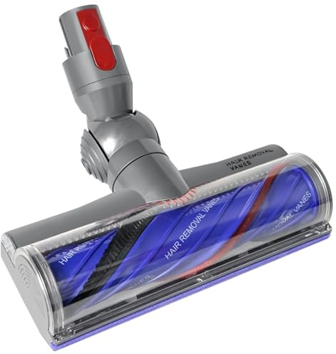 DAMAIYI Cabezal de Cepillo de Repuesto Anti-Enredos Compatible para Dyson Aspiradoras V7, V8, V10, V11, V15, Accesorio Recambios, Cepillo Motorizado para Alfombras y Suelos Duros | Cabezal limpiador de accionamiento directo de 50 W, repuesto para alfombras y suelos duros, accesorios para aspiradoras