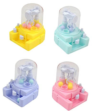 DRESSOOS 4 Pz Macchina Minigacha Giocattoli Per Bambini Acchiappa Caramelle in Miniatura Macchina Caramelle Macchina Per Caramelle Per Bambini Mini Caramelle Addominali