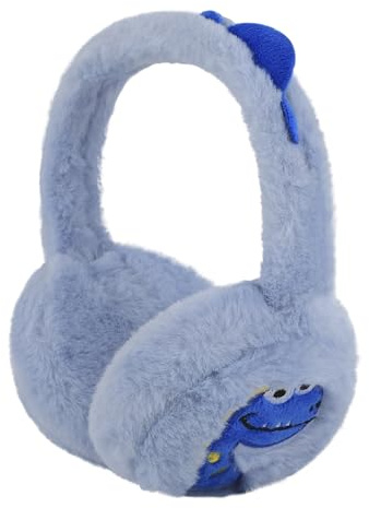 FakeFace Ohrenschützer für Jungen Kinder Winter Warme Ohrenwärmer Verstellbar Plüsch Ohrwärmer Earmuffs Winterzubehör Outdoor Kälteschutz Ohrenmuscheln, Fußballmuster