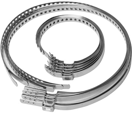 Schlauchschellen,12 Stück Edelstahl Achsmanschetten-Schellen, 25-50mm & 50-120mm, Antriebswellenmanschette Klemmschellen Set – Wasserdicht, Rostfrei und Langlebig für Auto, Boot,Industrie