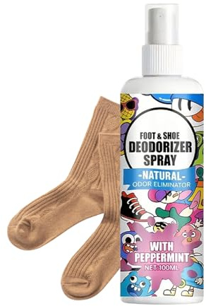 Skodeodorant sprej, 100 ml lukteliminering dimma, skodonrenare med molekylär byggnad, professionell doftneutralisering, resa med modern stil, hygienutrustning för sneakers och läder