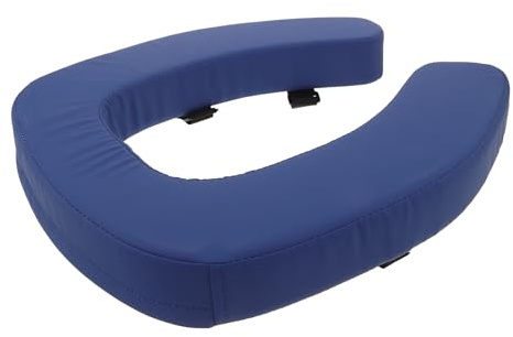 NIYANGLE Gepolsterte Toilettensitzerhöhung mit Hochdichtem Schaumstoff Passend für Standard Wcs Rutschfester Befestigungsriemen Erhöhter Komfort für Senioren