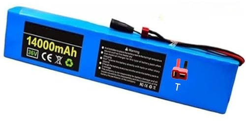 36V 14Ah 10S4P E-Bike Akkupack Electric Bicycle Batterie mit Ladegerät Eingebauter BMS-Schutz Ideal für 200-500 W Elektrofahrradmotor T,48V 14Ah