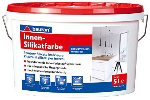 baufan Innen-Silikatfarbe 5l Innensilikatfarbe