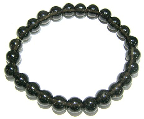 Smokey kvarts ädelsten 7 mm runda pärlor stretch armband kristall helande män kvinnor gåva positiv energi mode fred sten handgjort tillbehör spirituell