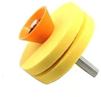 GENERICO Affilacoltelli e forbici Mola Ruota Affila Coltegli e Forbici per Trapano 55 mm Giallo