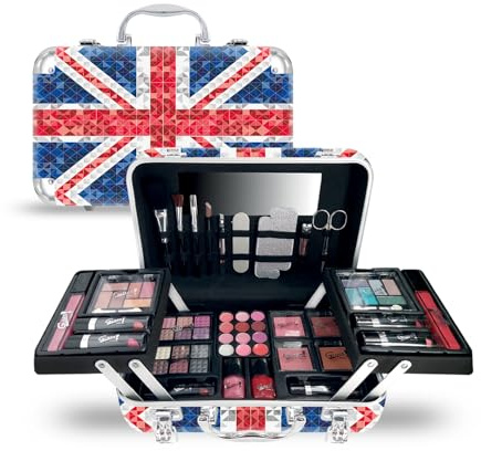 GLOSS ! Make-up-Koffer – Make-up-Set für Frauen – Weihnachtsgeschenkset – Geschenkidee zum Geburtstag, für die Lehrerin, zum Valentinstag, zum Muttertag – Beauty-Set - UK STYLE