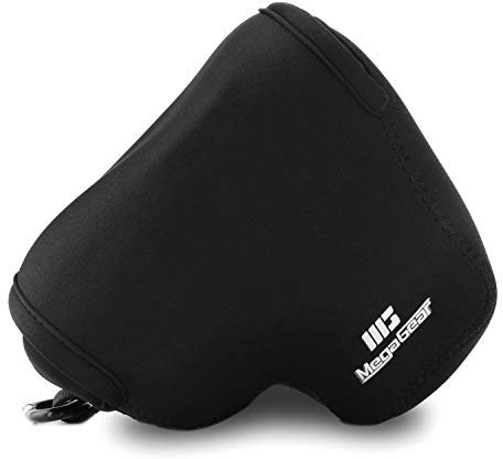 MegaGear MG1573 Ultra Light Neoprene Camera Case compatible with Canon PowerShot SX70 HS - Black