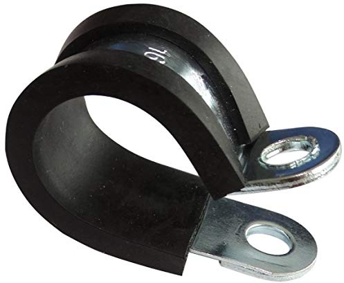 AERZETIX: 5 X Kabelbinder für Leiter Durchmesser 16 mm 12 mm aus Stahl zum Aufhängen für Nägel C42857