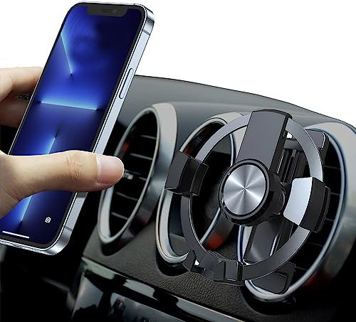 YIEDDE Supporto per cellulare per fori di ventilazione rotondi Supporto per auto Mercedes Benz FIAT-500 ibiza protezione contro il supporto per cellulare per iPhone