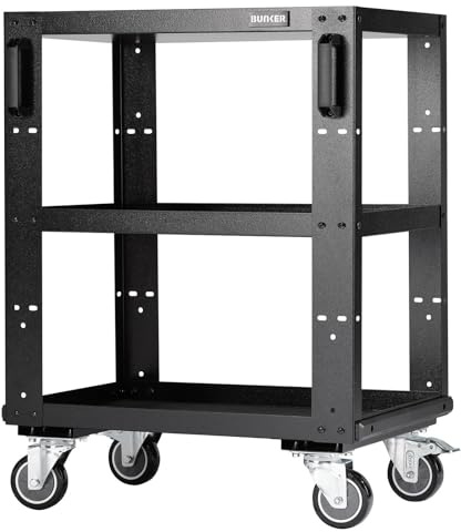 BUNKER 23634 Modular 3 Tier Tool Trolley