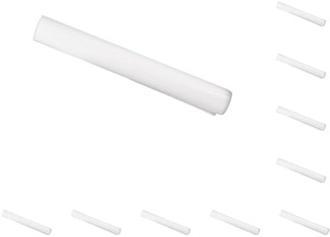 10 Set 50 Stück Thermo-Klebestreifen Bindemaschine Alben Binder Binden Klebestreifen, Weiß, 0,4 x 29 cm