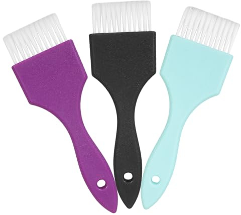 MERRYHAPY 3piezas Brocha Para Tinte Pelo Aplicador De Tinte Cabello Cepillo Peluquería Aceite