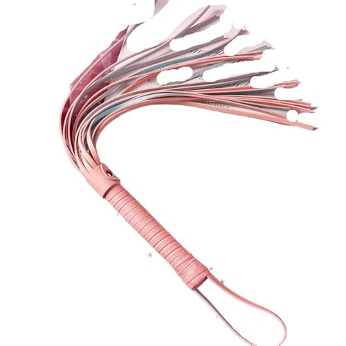 Juegos for adultos Esclavo Borlas Látigo BDSM Bondage Juguetes sexuales for parejas Azotador Mango Paleta de azotes Coqueteo Fetiche Tienda(Pink)
