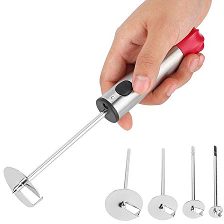 Fruit and Vegetable, Zucchini Corer Electric Egetable Corer Drill Stainless Steel Fruit Electric, Egetable Tool for Salad Making, with Vegetable Digging, Suitable for Preparation