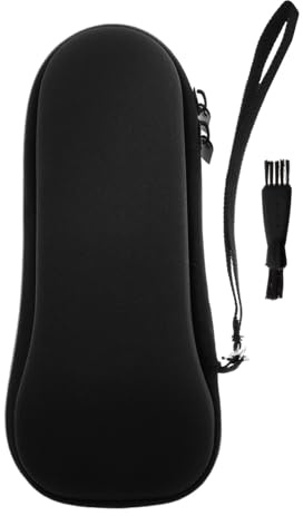 LOLIPPYY Schwarzes Druckfestes Shaver etui Kompatibel mit Philips Rutschfeste Innenausstattung Kompakte Reise tasche für Herrenrasierer Schützendes Elektrorasierer case für Outdoor und