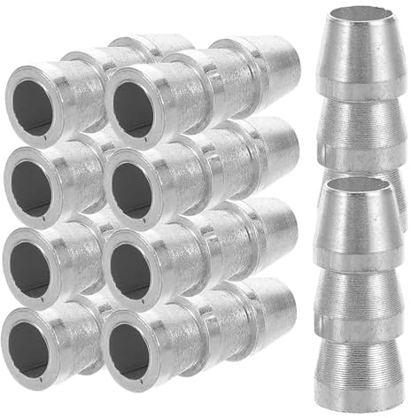 DIYEAH 10 pezzi Kit Cunei Rotondi di Sicurezza in Ferro con Manico Allungato per Fissaggio e Rinforzo Asce e Martelli Accessori per Lavori Agricoli e Manutenzione Casa