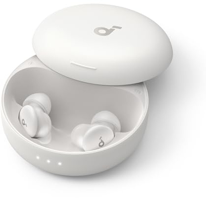 Anker soundcore Sleep A30 Earbuds, Active Noise Cancelling Sleep Headphones with Snore-Masking Tech, Comfortable for Side Sleepers, Up to 9 Hours of Use per Charge (Renewed)