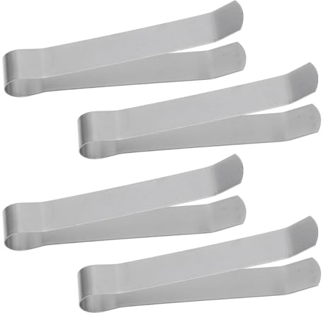 NOLITOY 4 Pezzi Clip Spegni Candele in Acciaio Resistente Pinza Estintore Stoppini Compatta e Pratica Design Semplice e Robusto per Uso Sicuro in Casa