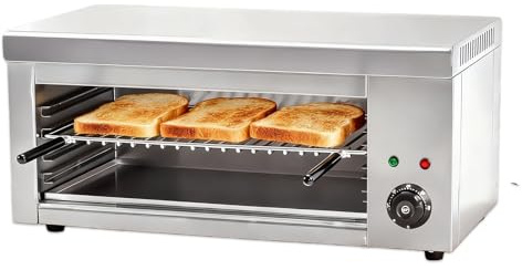 Commercial Electric Salamander Oven With Thermostatic Control, 2000w Power, Adjustable Grid For Perfect Cooking, For Pizza, Roast Chicken, And Steak In Professional Kitchens