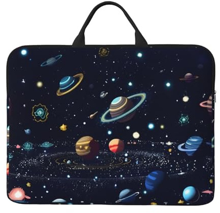 Star Constellation Map Print 14in Laptop Case Sleeve Water-Resistant Portable Notebook Cover Bag For Office