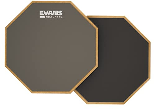 Evans RealFeel 2-Seitiges Drum-Übungspad, 6 Zoll