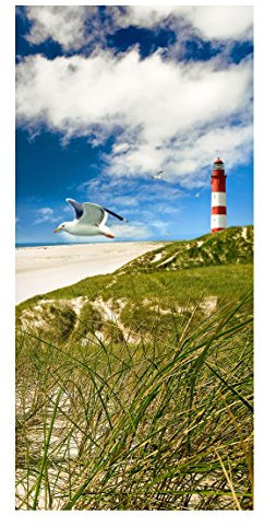 Magnettafel Dune Breeze Memoboard Design Hoch Metall Magnet Pinnwand Motiv Wand Stahl Küche Büro, Größe HxB: 78cm x 37cm