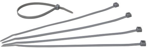 Kopp 324620092 - Fascette serracavi, 200 x 5 mm, 50 pezzi, colore: Argento