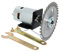 CHANCS 775 Motore DC 12V/24V Kit sega circolare ad alta potenza di coppia con lama di sega mandrino e lama di sega