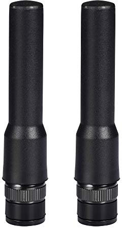 Bingfu Ham Radio Antenna BNC Male Soft Antenna Aerial Police Scanner Compatible with Police/Scanner/Frequency Counter/Two Way Radio(2-Pack)