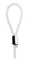 Taskar Perlonschnur und Schlaufe zum Aufhängen von Galeriebildern, 150 cm / 2 mm, Nylon, 100% Nylon, Bildhaken, Hängevorrichtung, Haken
