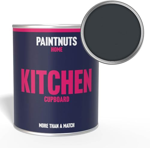 Paintnuts Kitchen Cupboard Paint - RAL-7016 - ANTHRACITE GREY Satin 250ml Tin
