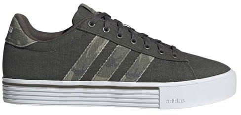 adidas Daily 4.0 Shoes, Zapatos Unisex Adulto, Shadow Olive Olive Strata Core Black, 42 EU