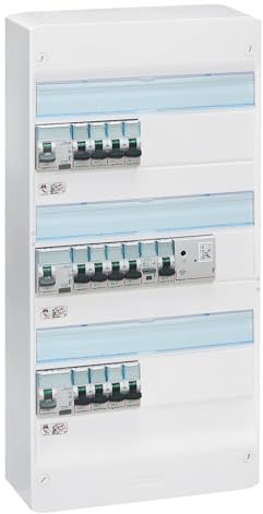 LEGRAND - 199127 - Tableau électrique équipé pour chauffe-eau connecté Drivia with Netatmo - Composé d'un avec contacteur connecté - Gris