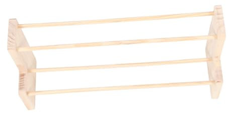 SEWACC Bastelband-aufbewahrungs-ständer Aus Holz Organizer Für Geschenkbänder Bandhalter-organizer Für Bastelräume Leicht Zu Drehen Entnehmen Langlebig Und Schutz Für Ihre Bänder