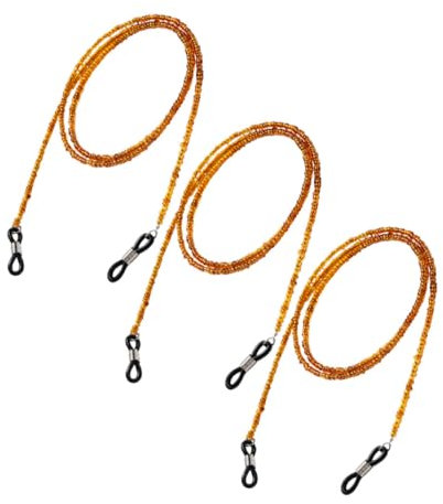 COLLBATH 3 Stück Brillen-hängeketten Brillenbänder Brillen-lanyards Aus Material Praktisch Und Langlebig