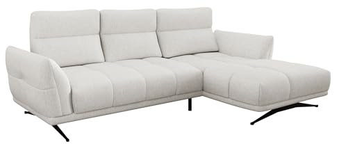 Mirjan24 Ecksofa Govello, 3 Sitzer L-Form Polsterecke, Wohnlandschaft, Polstergarnitur (Sorella 03, Seite: Rechts 2R-LC)